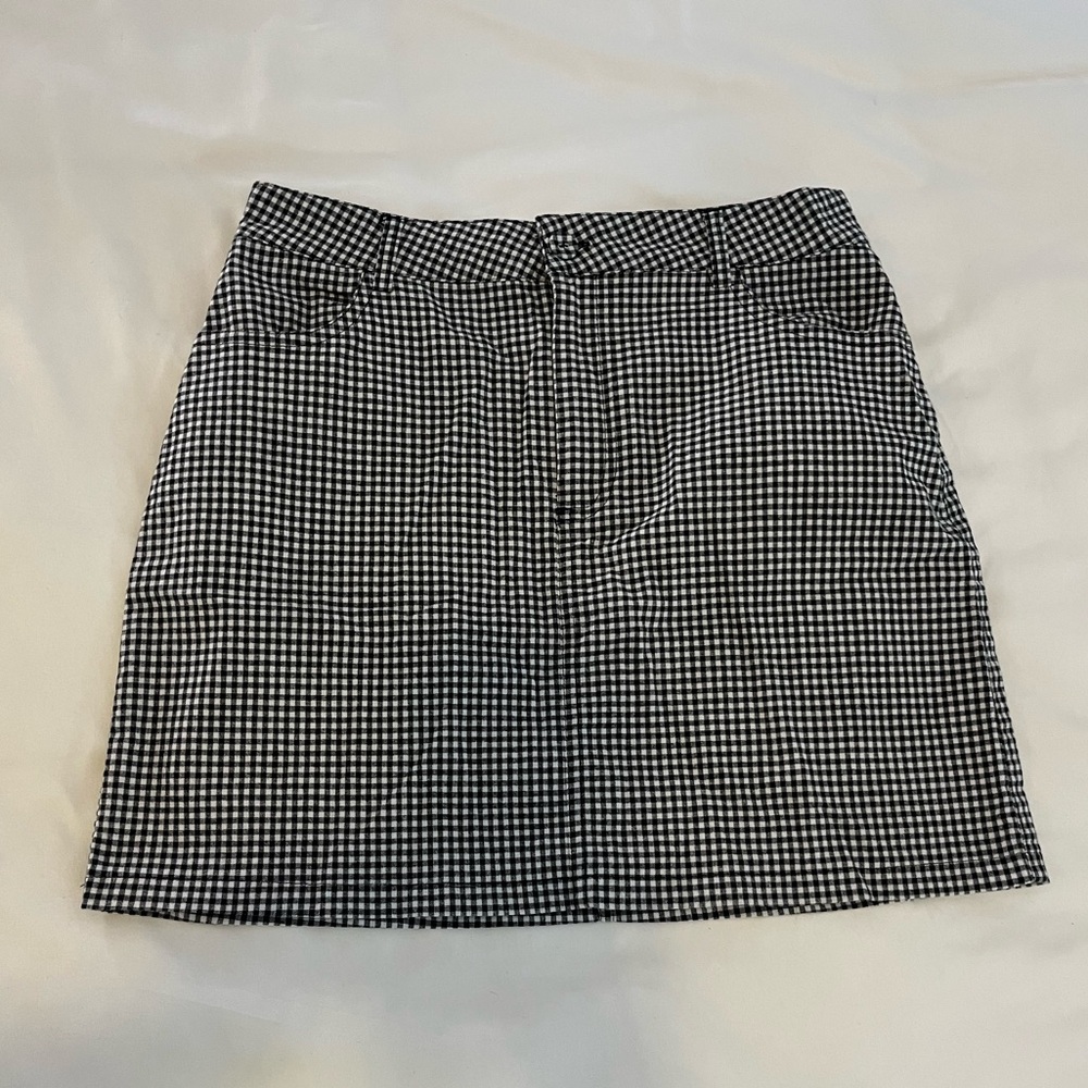 Forever 21 checkered mini skirt
